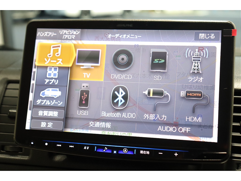 TV走行視聴、Bluetooth接続が可能です！