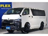 【希少入庫！】新車ハイエースバン　ディーゼル4WD　6人乗り　Wood Villageキャンピング　木目内装　リアクーラー/ヒーター　イージークローザー　BIGX11インチナビ搭載！