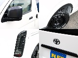 各部マットブラック塗装にFLEXオリジナルプレステージLEDテールランプを新品装着！オリジナルオーバーフェンダーも装着しております！