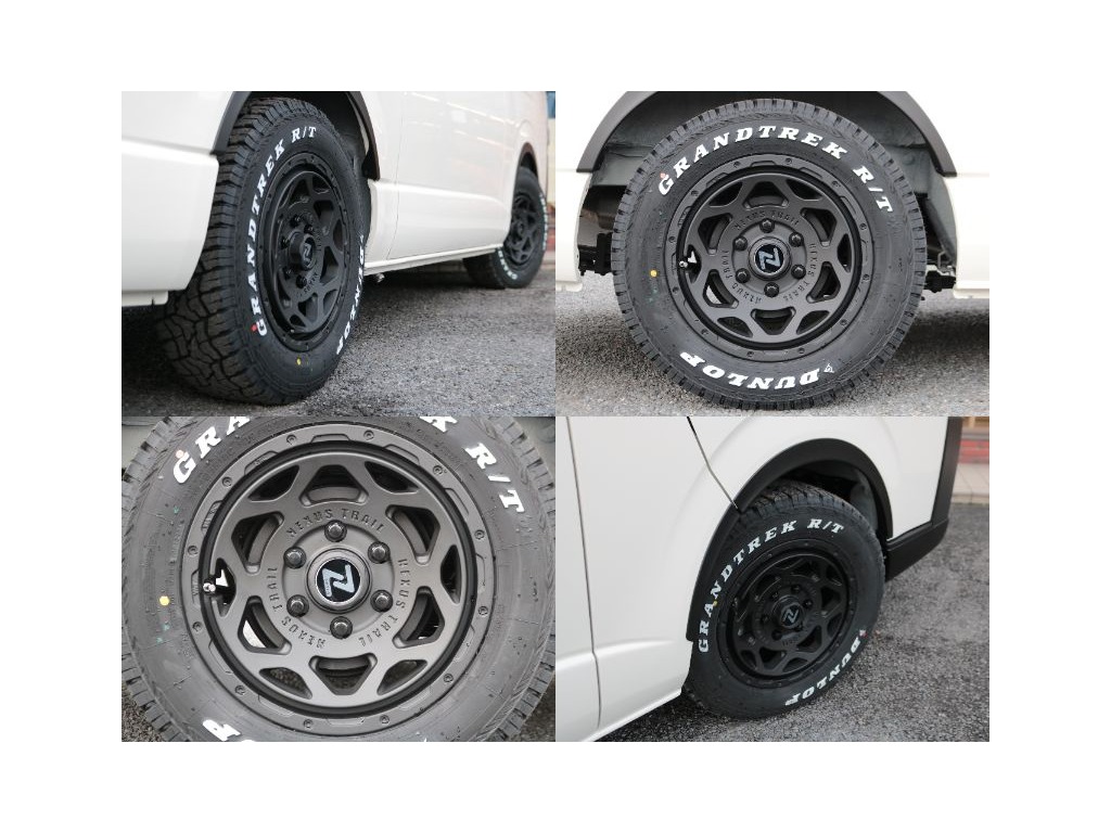 NT-1　16インチアルミホイール×DUNLOP　GRANDTREK　R/Tタイヤ☆