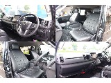 FLEXオリジナル 黒レザーシートカバーを着用済み！