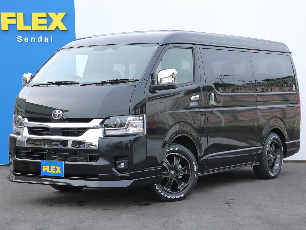 トヨタ&nbsp;ハイエース&nbsp;ワゴン2.7GLロング ミドルルーフ 4WD&nbsp;パーキングサポート&nbsp;宮城県