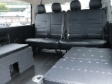 ベットキットを外すと簡単に広々空間に♪荷物を積むのにも大変便利です♪