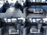 シート展開時はフルフラットに！ゆったり車中泊も可能です！