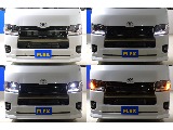 ９型から一新されたヘッドライト点灯パターンです！