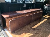 取り外したベッドマットはベッド家具側面に収納可能です♪