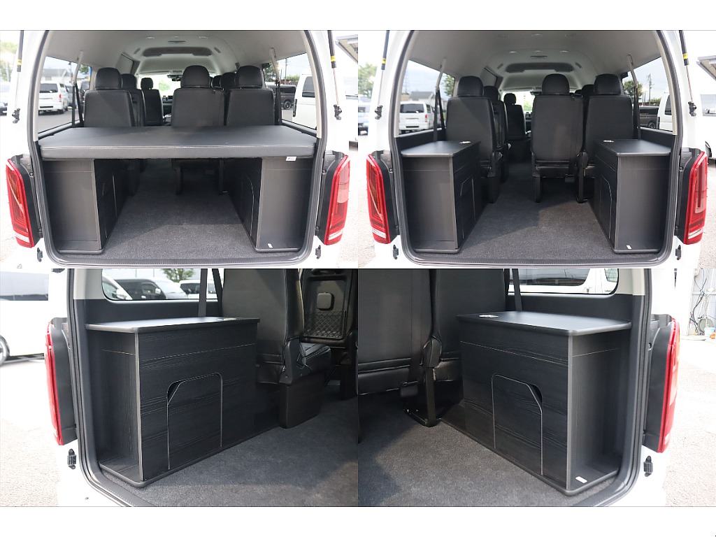 荷室には、オリジナルスマートベッドを完備☆