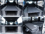 FLEX内装架装ver4！家具付きベッドキット装着で車中泊もOKです！