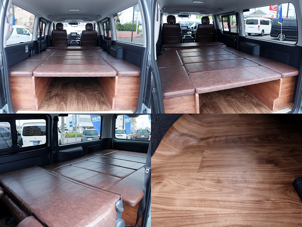 家具付きベッドキット！広々車中泊♪