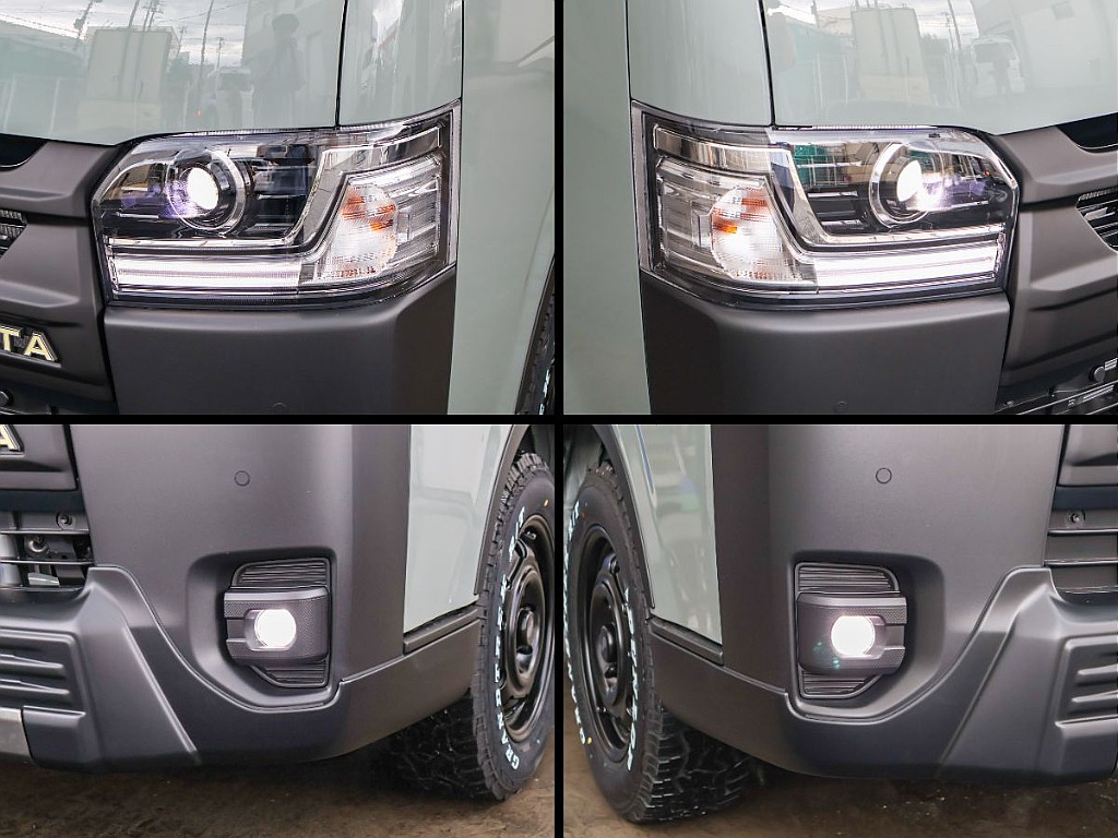 新型ならではのBi‐BeamLEDヘッドランプを装備しております！
