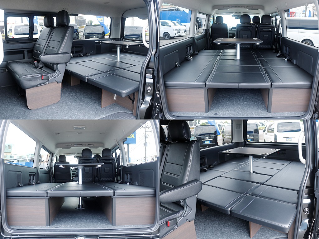 FLEXオリジナル内装架装various！フルフラット内装の8ナンバーキャンピング登録車両！