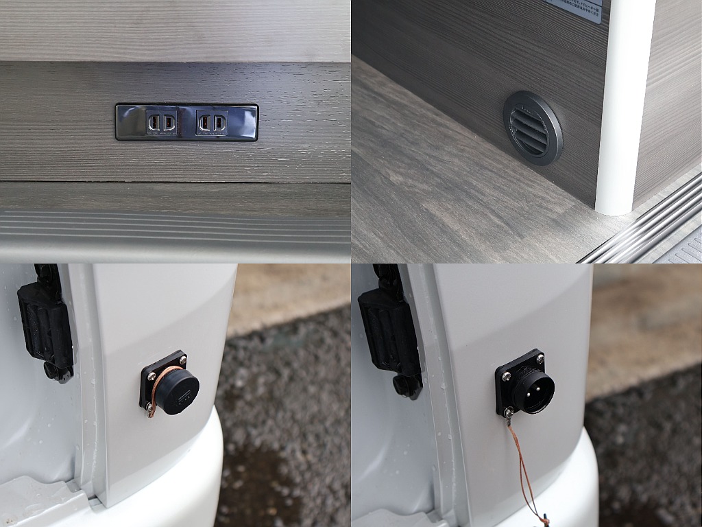 外部充電システムも搭載しております！