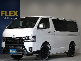 新車ハイエースＶダークプライムⅡガソリン２WD！新品オリジナル１6インチアルミ！新品ベットＫＩＴ装備！オリジナルパーツ多数装備！