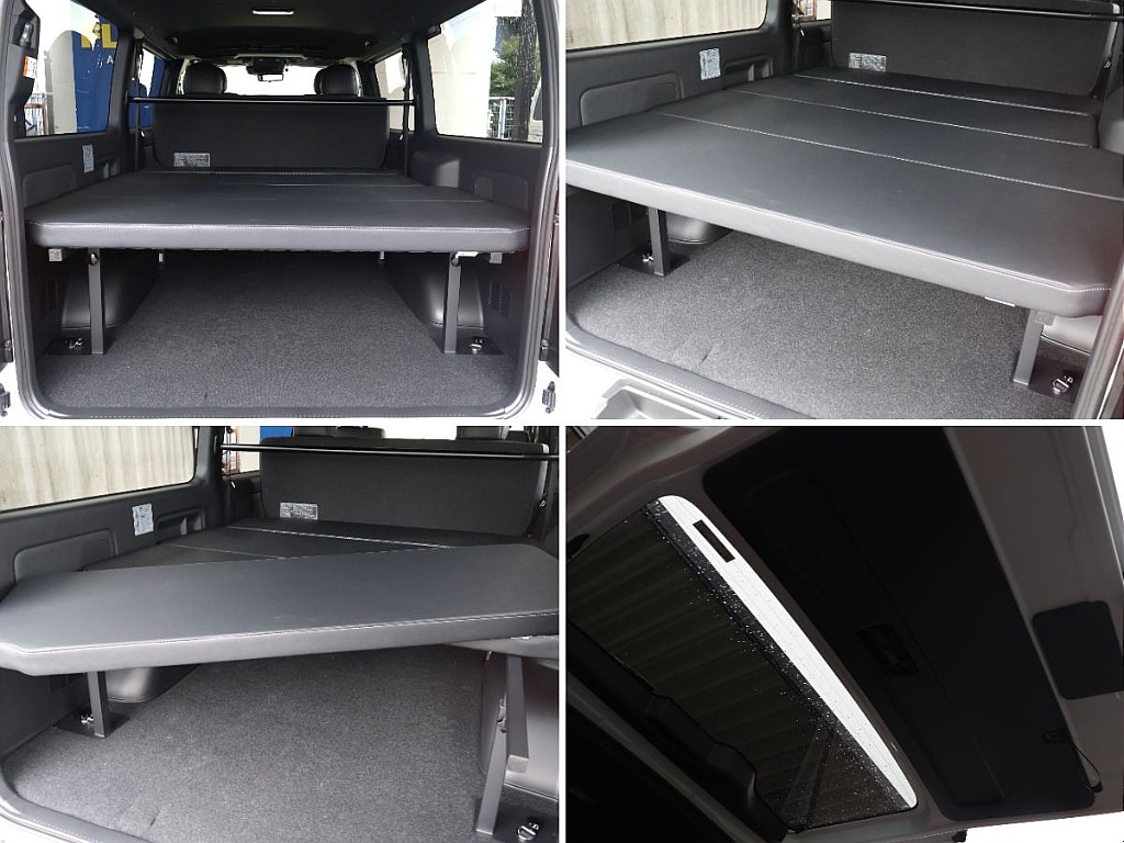 新品のベッドキットtype2装備！車中泊はもちろん、取り外しも簡単で荷物も沢山積めます！