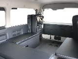 マットとテーブルも取り外しすると大容量の荷物も積載できます！