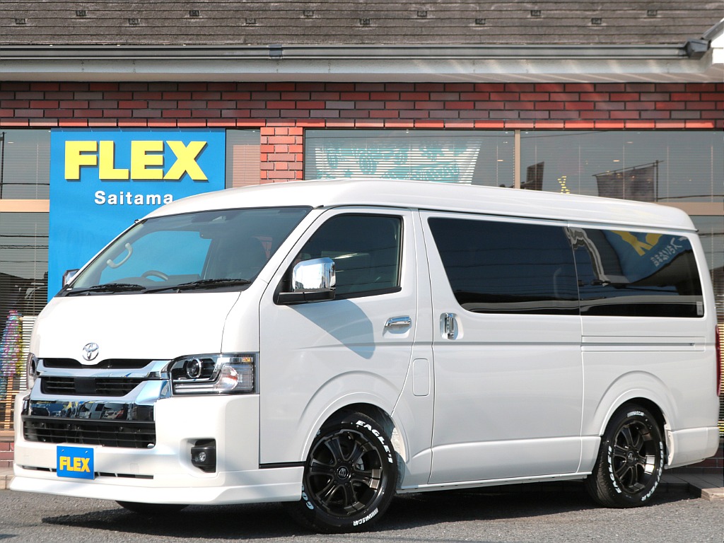 トヨタ&nbsp;ハイエース&nbsp;ワゴン2.7GLロング ミドルルーフ&nbsp;【内装架装ネクロス】フルフラット展開&nbsp;埼玉県