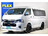 改良後9型ハイエースワゴンGL　がそりん2WD　内装架装familiar　10人乗り　専用ベットキット　フロア施工　専用テーブル　　Bi-Beamヘッドライト ！
