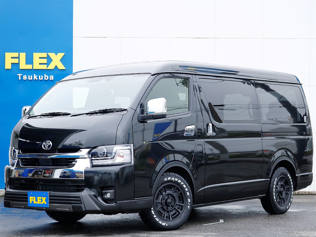 トヨタ&nbsp;ハイエース&nbsp;ワゴン2.7GLロング ミドルルーフ&nbsp;【内装架装familiar】【オフロード】&nbsp;茨城県