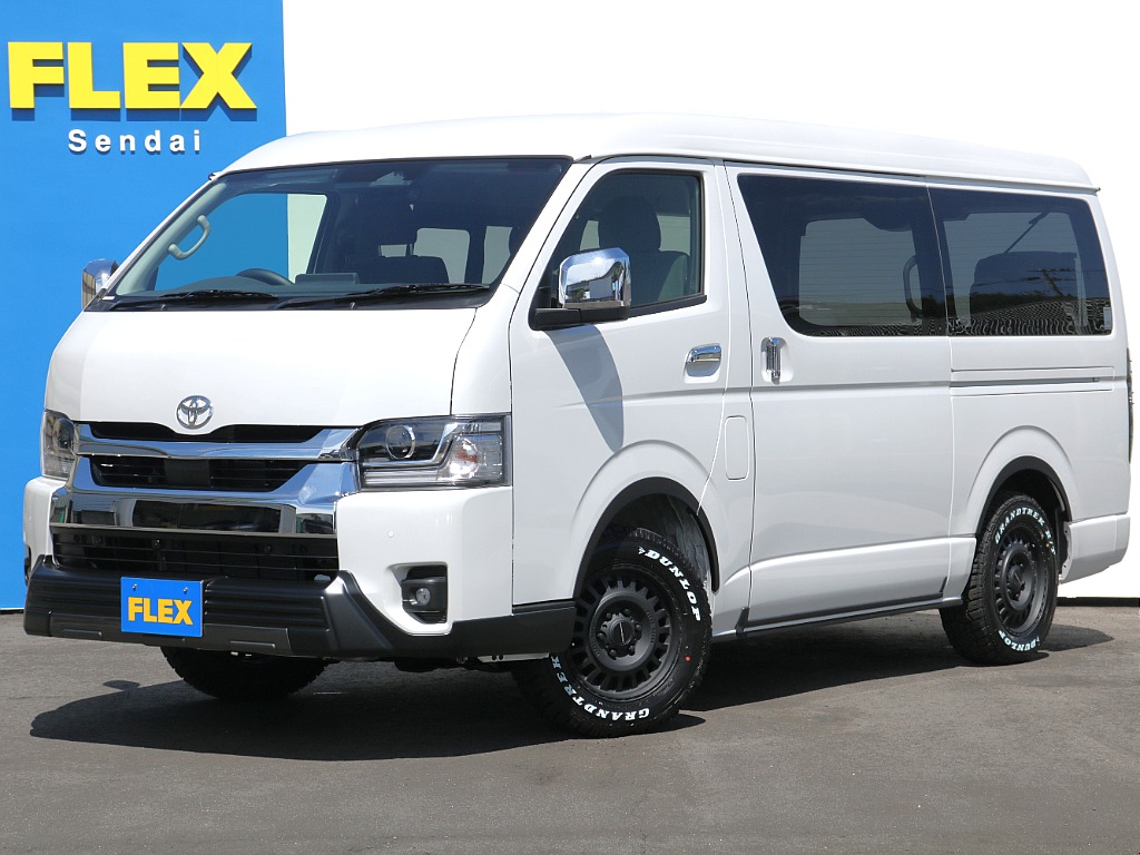 トヨタ&nbsp;ハイエース&nbsp;ワゴン2.7GLロング ミドルルーフ 4WD&nbsp;パーキングサポート&nbsp;宮城県
