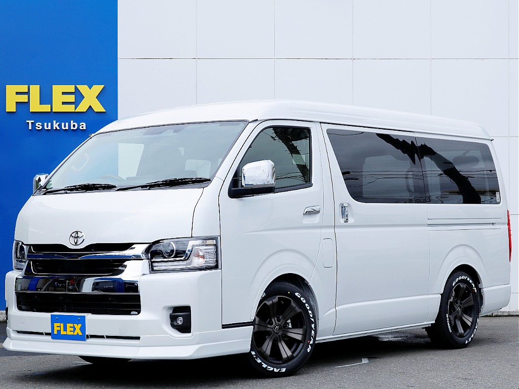 トヨタ&nbsp;ハイエース&nbsp;ワゴン2.7GLロング ミドルルーフ&nbsp;【現行9型】【familiar内装】&nbsp;茨城県