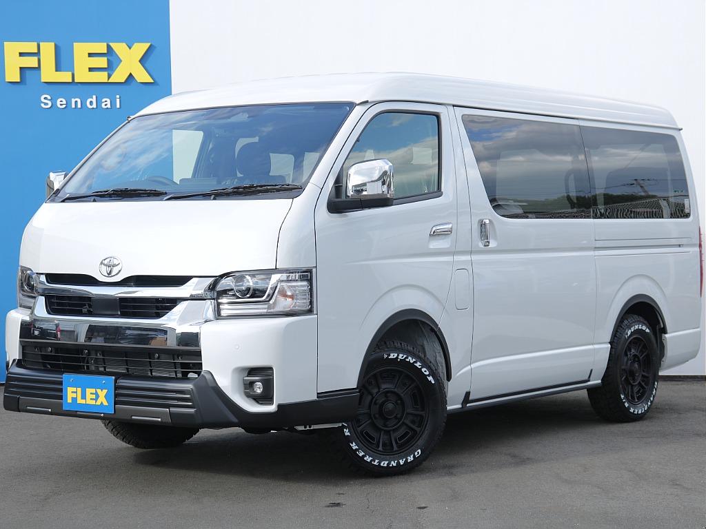 トヨタ&nbsp;ハイエース&nbsp;ワゴン2.7GLロング ミドルルーフ 4WD&nbsp;パーキングサポート&nbsp;宮城県