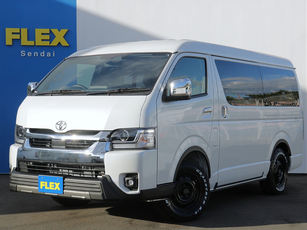トヨタ&nbsp;ハイエース&nbsp;ワゴン2.7GLロング ミドルルーフ 4WD&nbsp;パーキングサポート&nbsp;宮城県