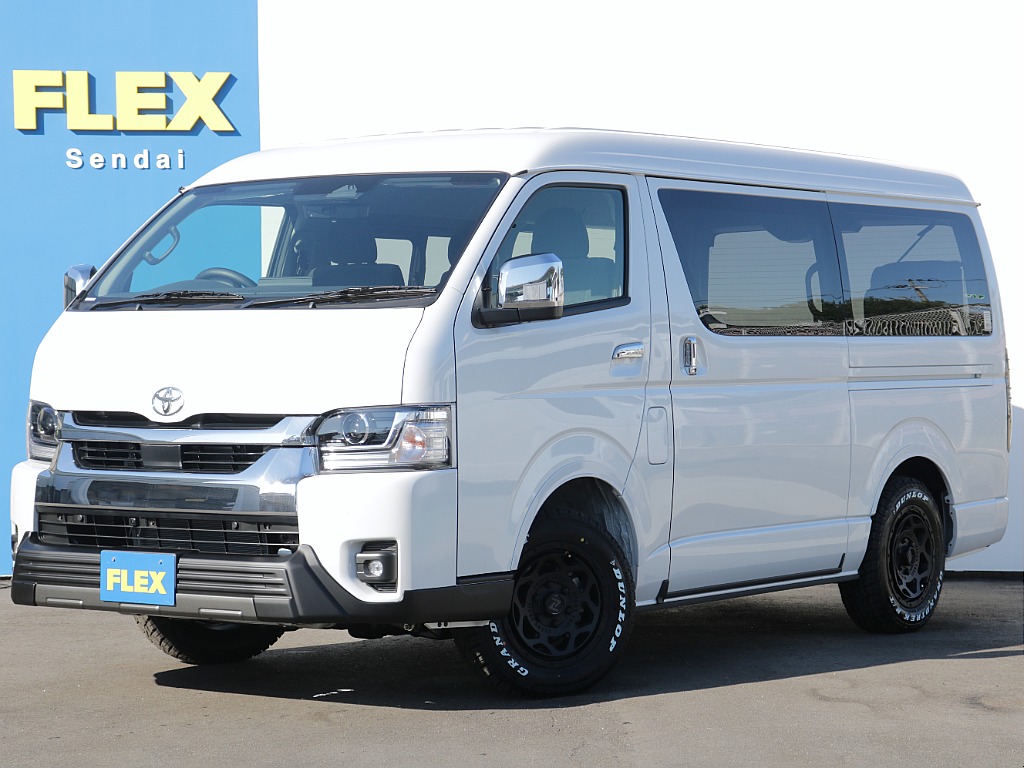 トヨタ&nbsp;ハイエース&nbsp;ワゴン2.7GLロング ミドルルーフ 4WD&nbsp;パーキングサポート&nbsp;宮城県