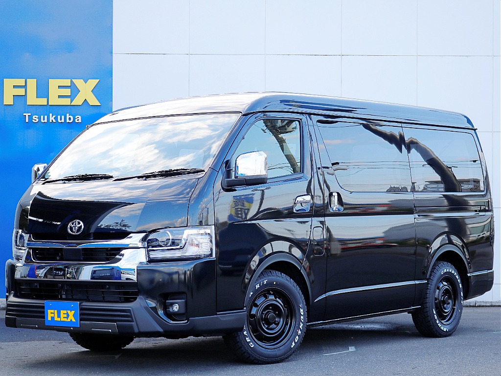 トヨタ&nbsp;ハイエース&nbsp;ワゴン2.7GLロング ミドルルーフ&nbsp;【内装架装familiar】【オフロード】&nbsp;茨城県