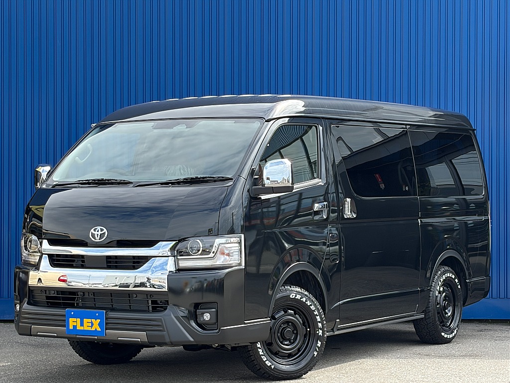 トヨタ&nbsp;ハイエース&nbsp;ワゴン2.7GLロング ミドルルーフ 4WD&nbsp;パーキングサポート ベッドキット&nbsp;石川県