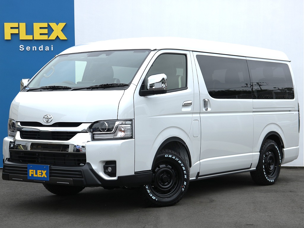 トヨタ&nbsp;ハイエース&nbsp;W2.7GLロング ファインテックツアラー 4WD&nbsp;キャプテンシート4席搭載車両&nbsp;宮城県