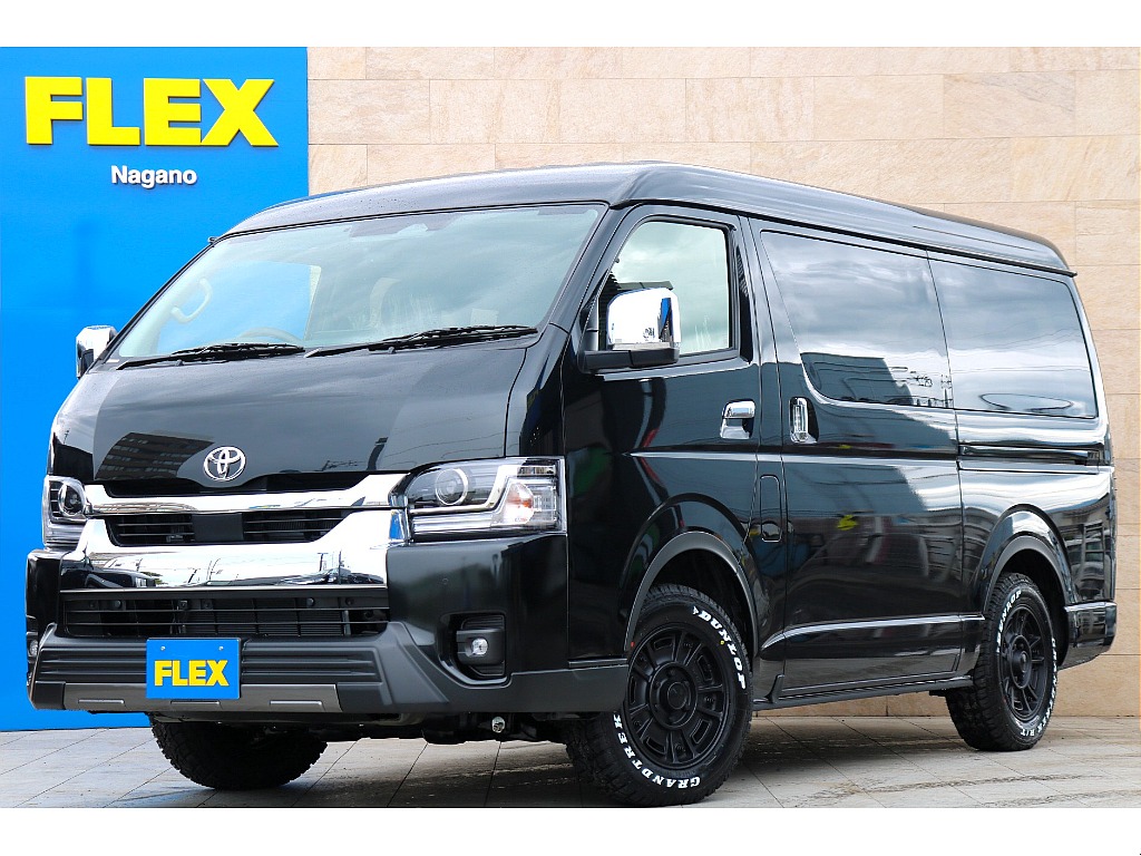 トヨタ&nbsp;ハイエース&nbsp;ワゴン2.7GLロング ミドルルーフ 4WD&nbsp;【先行UP！】スタンダード配列！フリップダウンモニター付！&nbsp;長野県