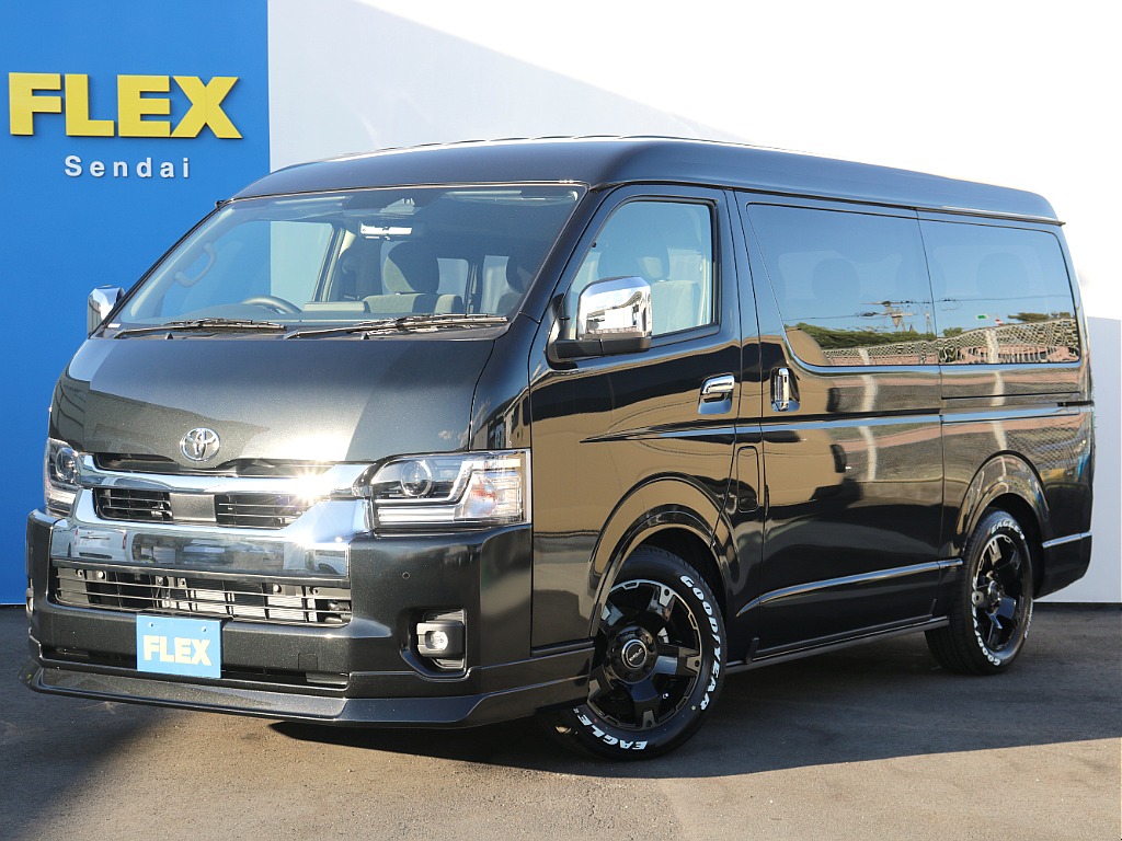 トヨタ&nbsp;ハイエース&nbsp;ワゴン2.7GLロング ミドルルーフ 4WD&nbsp;パーキングサポート&nbsp;宮城県