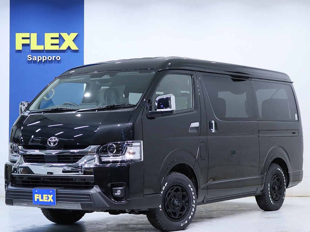 トヨタ&nbsp;ハイエース&nbsp;ワゴン2.7GLロング ミドルルーフ 4WD&nbsp;【内装架装NEWAS】【オフロード】&nbsp;北海道
