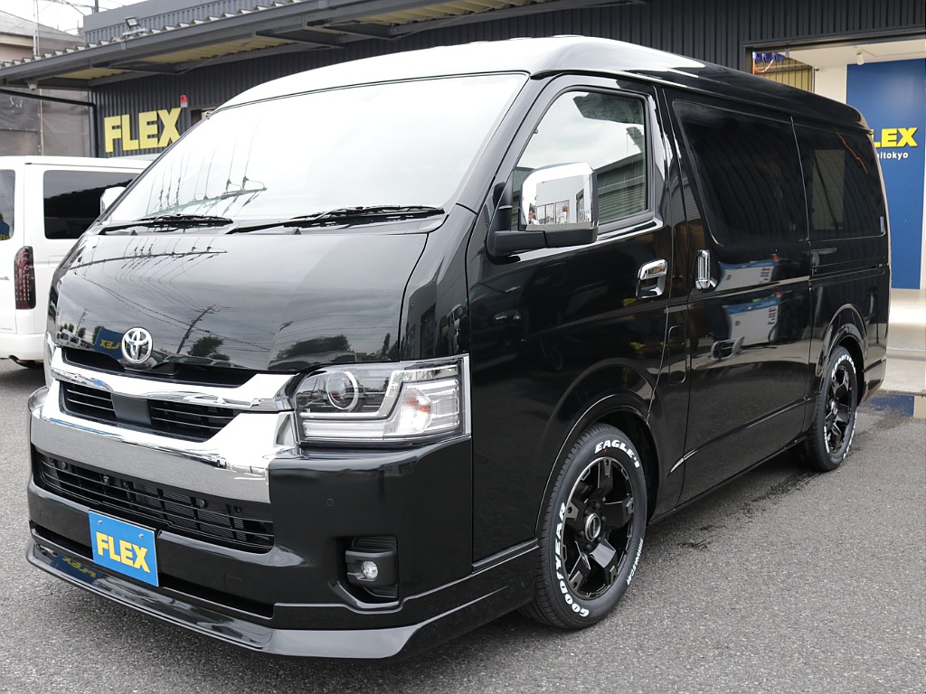 新車ワゴン２７００ガソリン2WDシートアレンジVer5施工済み！８インチディスプレイ装備！オリジナルパーツ多数装備！！新品オリジナル17インチアルミ新品ナスカータイヤ新品オリジナルLEDテール！！