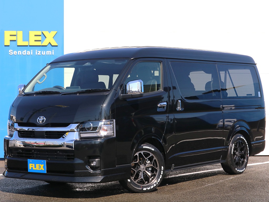トヨタ&nbsp;ハイエース&nbsp;ワゴン2.7GLロング ミドルルーフ 4WD&nbsp;パーキングサポート シートレス【内装架装Ver.5】&nbsp;宮城県