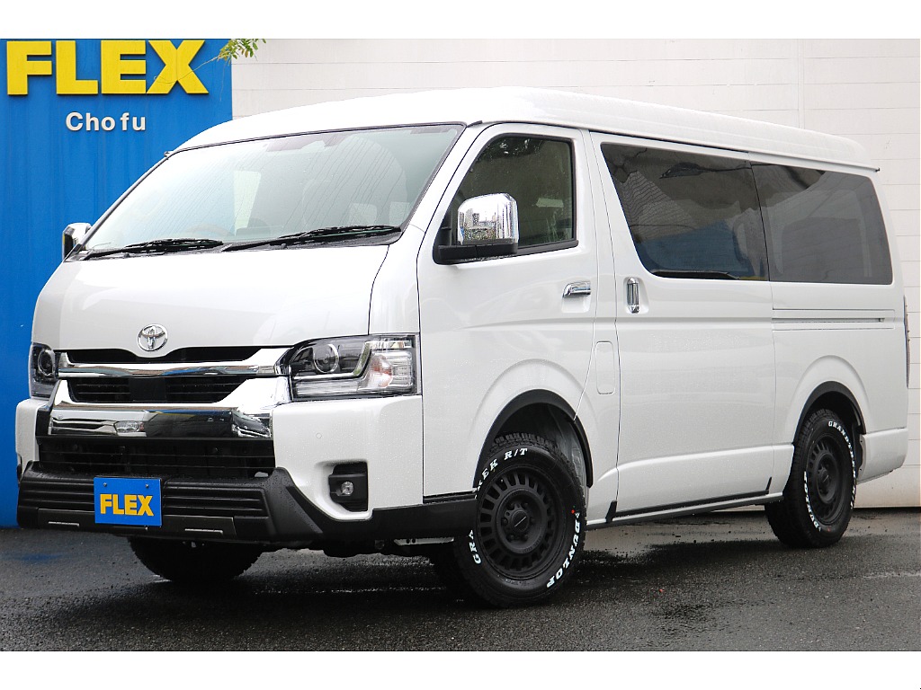 トヨタ&nbsp;ハイエース&nbsp;ワゴン2.7GLロング ミドルルーフ 4WD&nbsp;パーキングサポート フローリング施工&nbsp;東京都