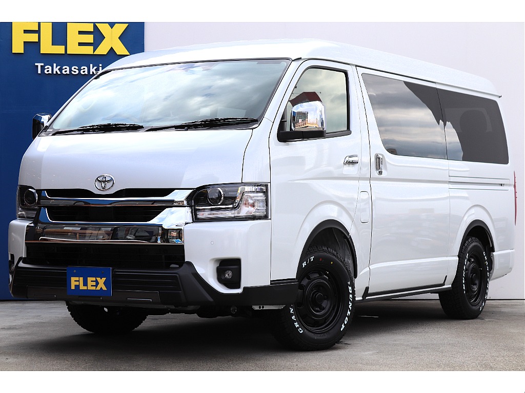 トヨタ&nbsp;ハイエース&nbsp;ワゴン2.7GLロング ミドルルーフ 4WD&nbsp;新型スタンダードフローリングＰＫＧ！！&nbsp;群馬県