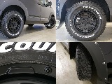 デルタフォース　オーバーランド　16インチアルミホイール＆オープンカントリーRT16インチタイヤ装備済みです！！