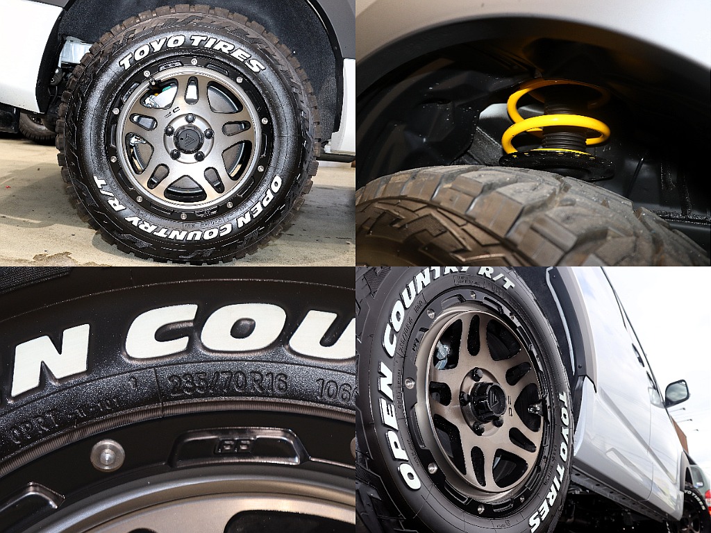 TOYOタイヤ　OPENCOUNTRY　235/70/16 デルタフォースホイール