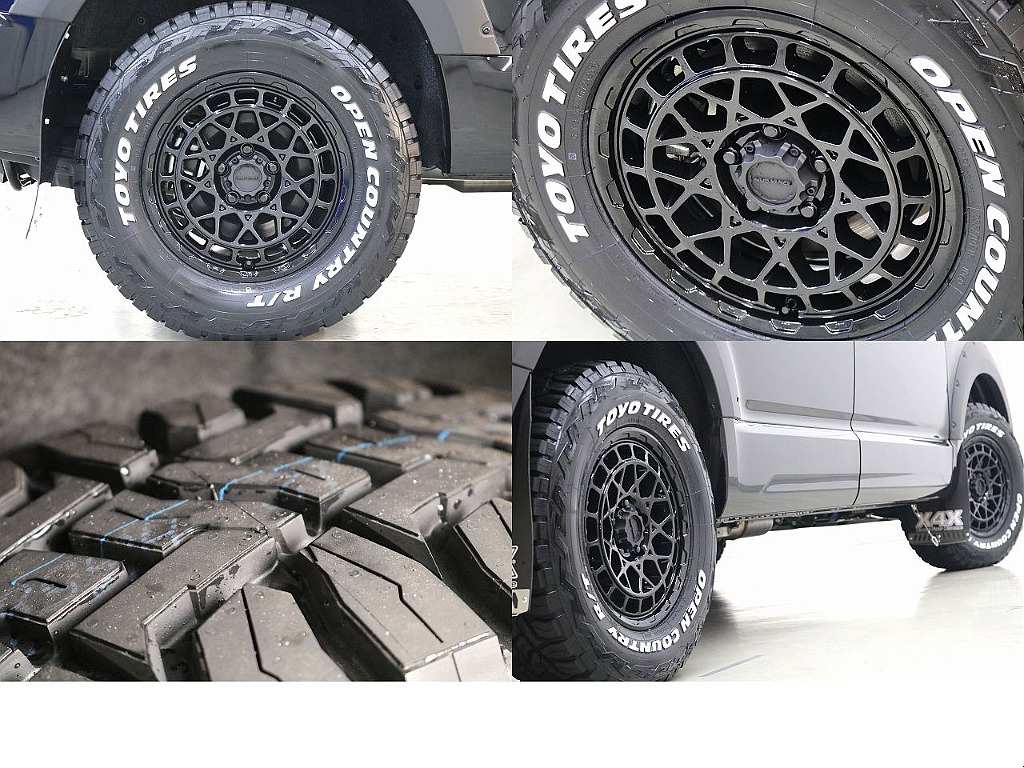 新品ＴＯＹＯオープンカントリーＲ／Ｔタイヤ×新品MUD VANCE X Type M　16インチAW（FLEXオリジナルカラー）☆