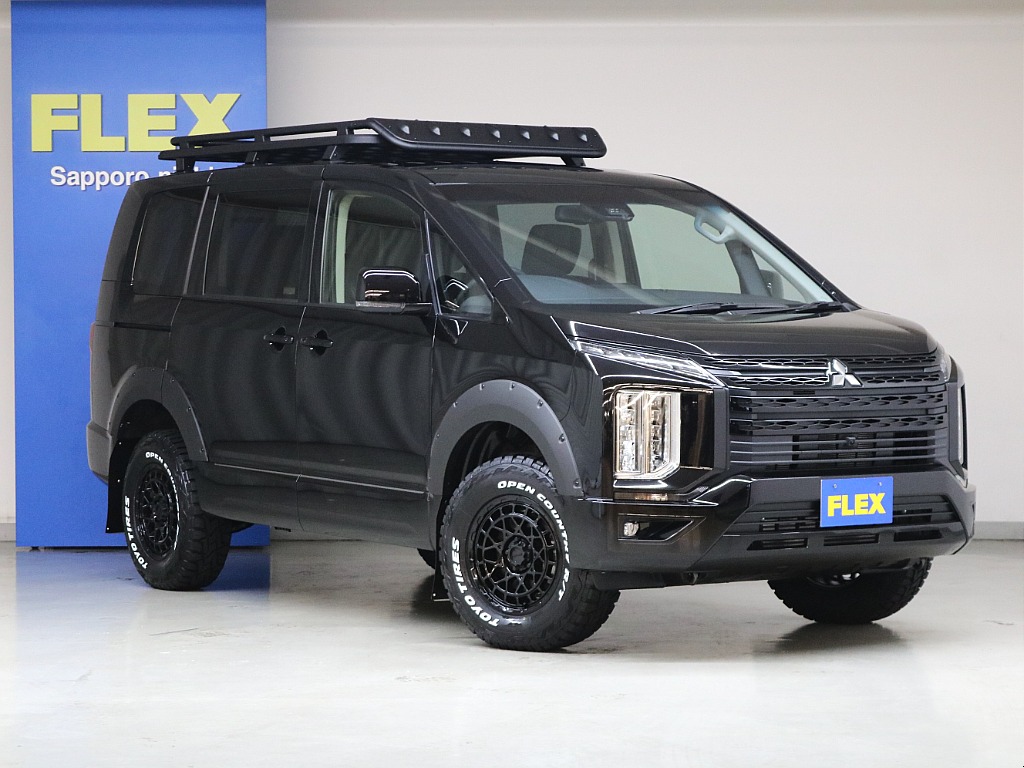 専用フロントグリル＆ランプガーニッシュ☆ＦＬＥＸオリジナルリフトＵＰコイル☆ＪＡＯＳフェンダーガーニッシュ☆autoflags製ルーフラック☆autoflags製リヤラダー☆