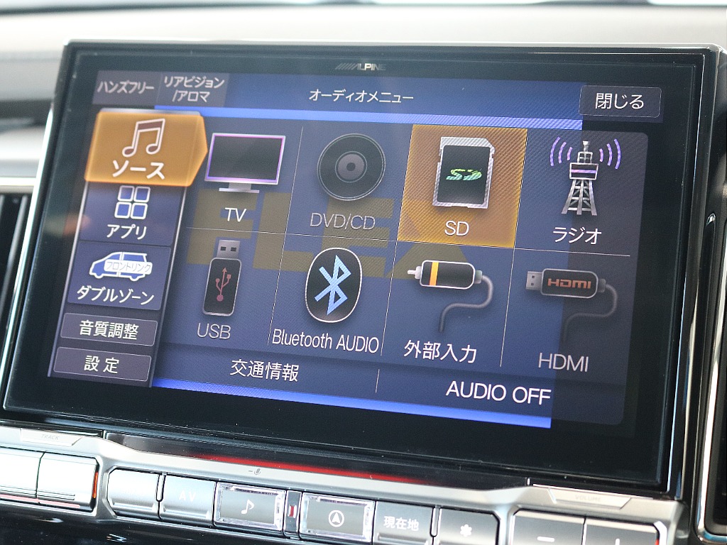 ナビはアルパイン11インチナビを装着済みですので大画面で映像をお楽しみいただけます☆☆