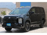 新車デリカD5 ブラックエディション リフトアップ エムズスピードエアロ MADLYSサイドステップ ALPINEナビ XJ07 16インチアルミホイール