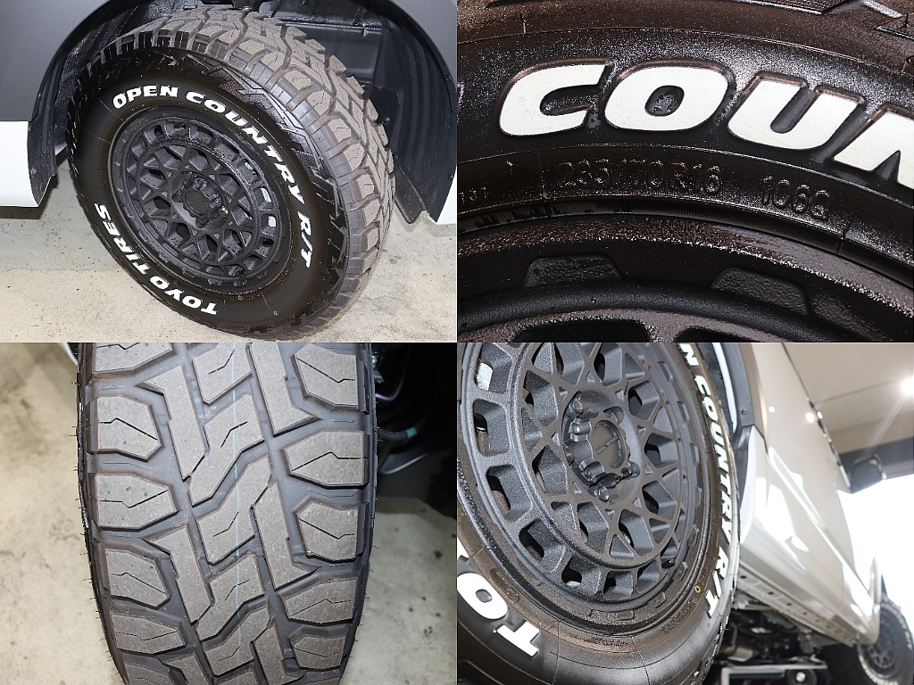 □TOYOタイヤオープンカントリーR/T 235/70R16 □WEDS　マッド　ヴァンスXtypeM