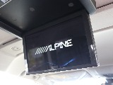 アルパイン12.8インチフリップダウンモニター装備済み！