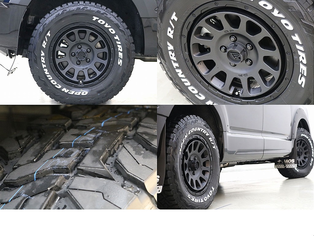 ＴＯＹＯオープンカントリーＲＴタイヤ×デルタフォースオーバルマッドブラック１６インチＡＷ☆