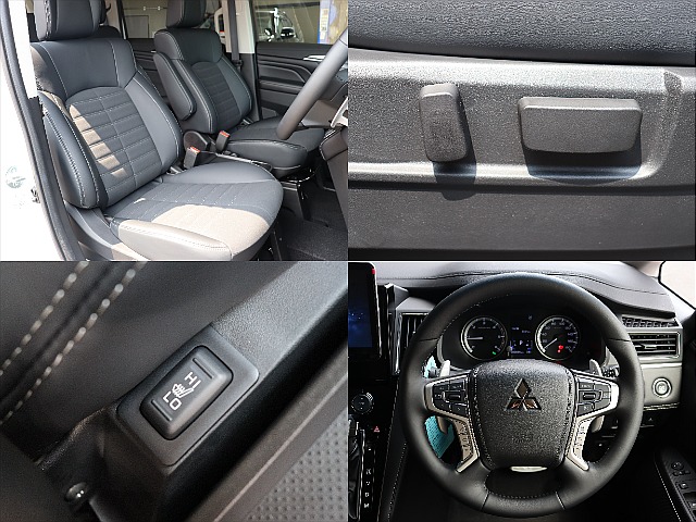 専用コンビネーションシート！1列目はシートヒーター＆クーラー装備！運転席はパワーシートとなっております！