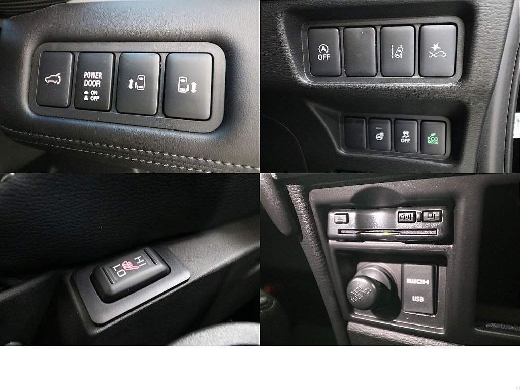 パワーバックゲート☆両側電動スライドドア☆ステアリングヒーター☆運転席／助手席シートヒーター☆ビルトインＥＴＣ☆ＵＳＢ／ＨＤＭＩポート☆