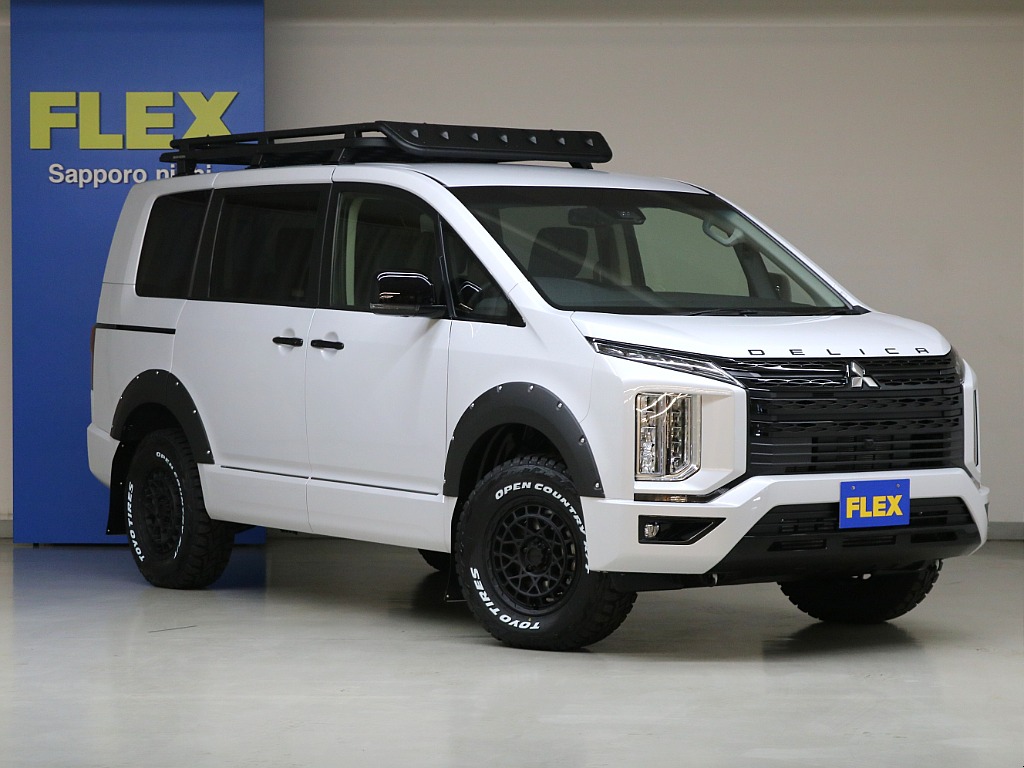 専用フロントグリル＆ランプガーニッシュ☆ＪＡＯＳリフトＵＰコイル☆ＪＡＯＳフェンダーガーニッシュ☆ＪＡＯＳリヤラダー☆autoflags製ルーフラック☆