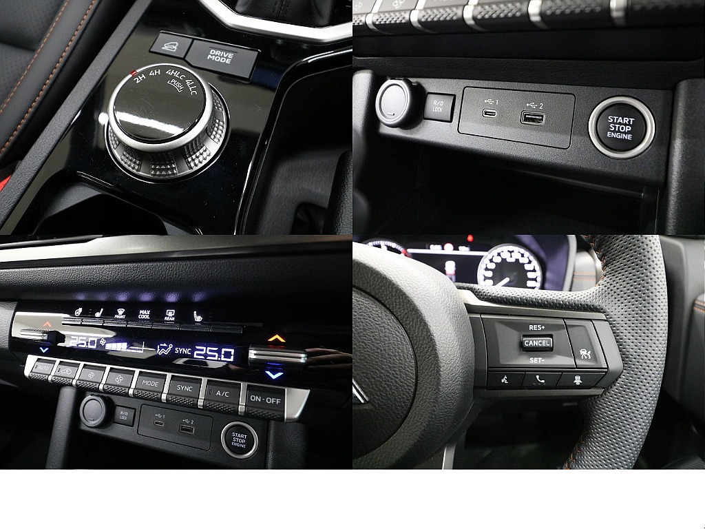 スーパーセレクト４ＷＤ-Ⅱ＆ドライブモードセレクター☆リヤデフロック☆運転席／助手席シートヒーター☆ステアリングヒーター☆レーダークルーズコントロール☆